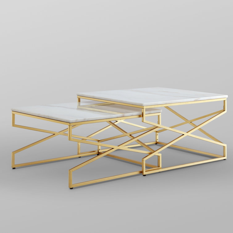 Inspired Home Co. Denise 4 Piece Coffee Table Set & Reviews Wayfair.ca